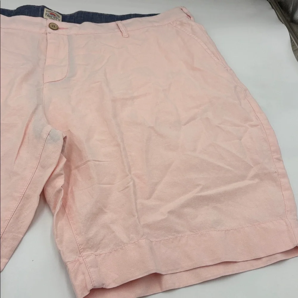 Faherty Malibu Cotton and Linen Blend Chino Shorts
